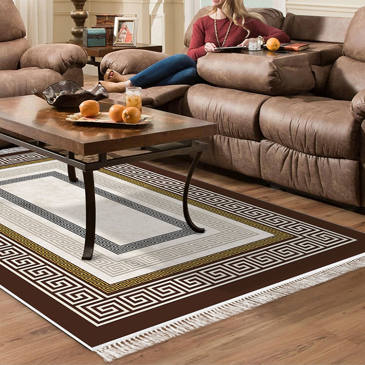 Eko Trend Djt Halı Yıkanabilir Kaymaz Taban 675M Modern