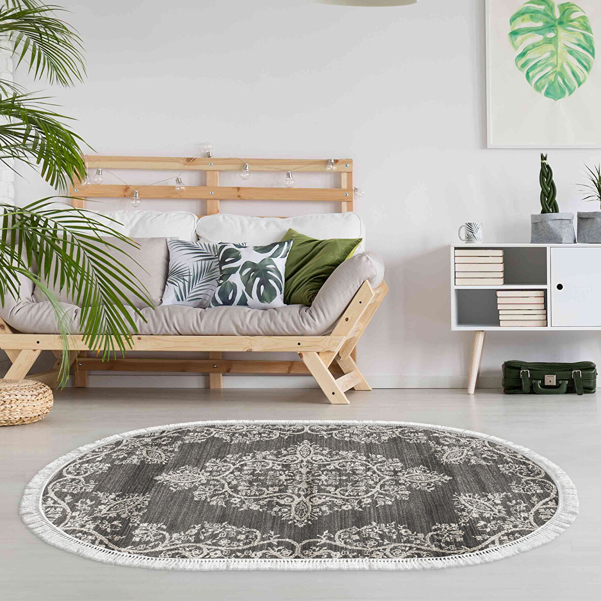 Eko Trend Djt Halı Yıkanabilir Kaymaz Taban 762 Oval Osmanlı