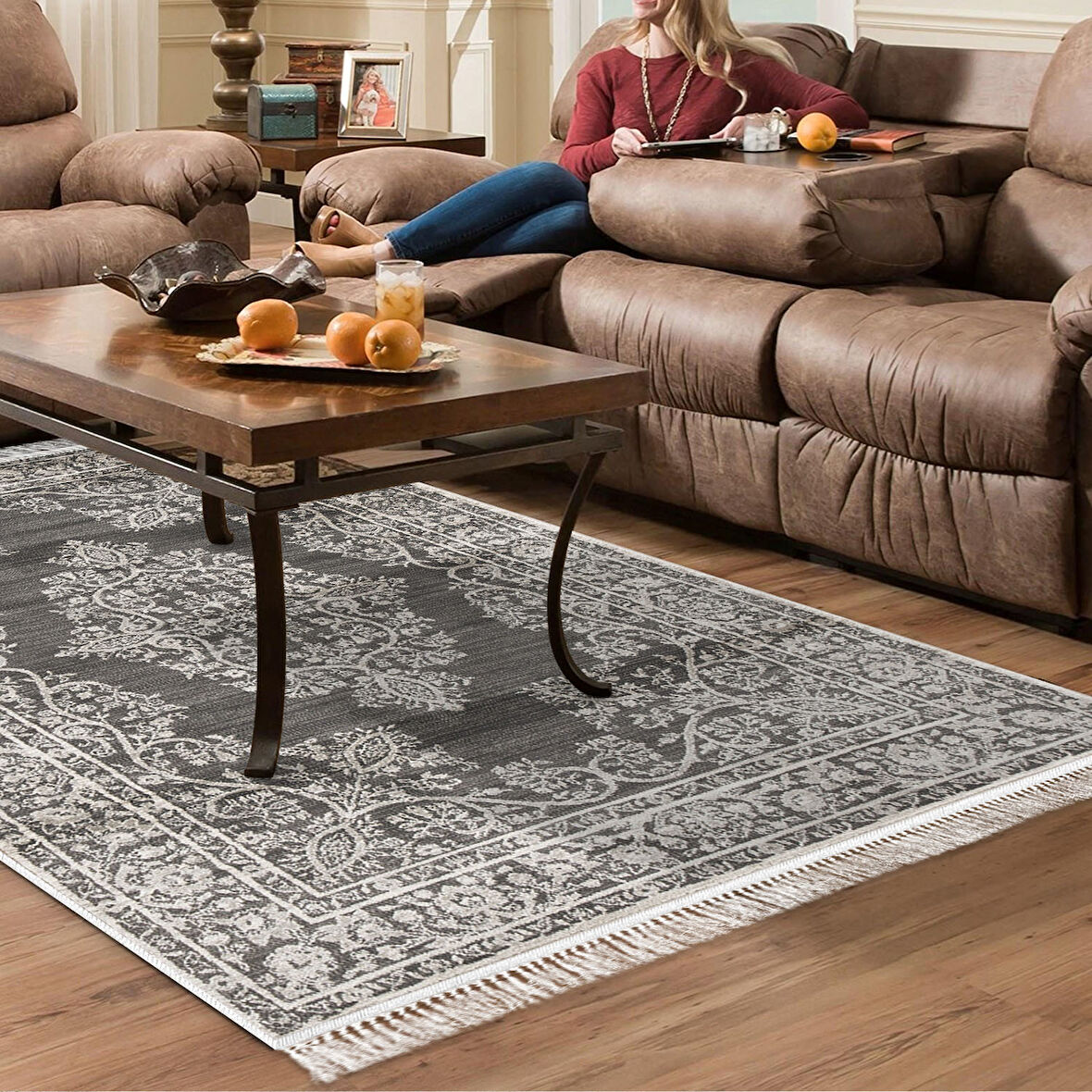 Eko Trend Djt Halı Yıkanabilir Kaymaz Taban 762 Osmanlı