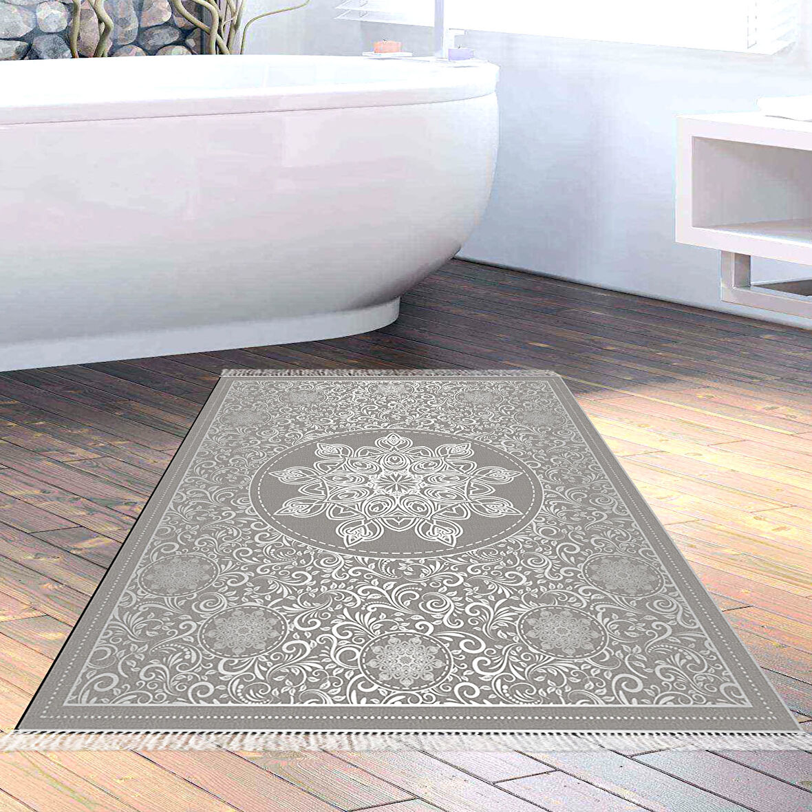 Eko Trend Djt Banyo Paspası Yıkanabilir Kaymaz Taban 1448 Osmanlı