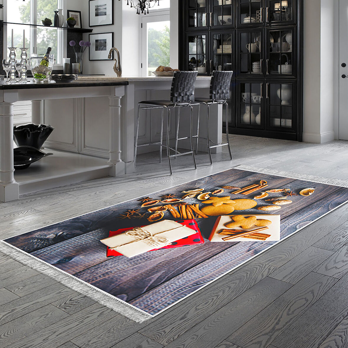 Eko Trend Djt Mutfak Halı Yıkanabilir Kaymaz Taban F5061