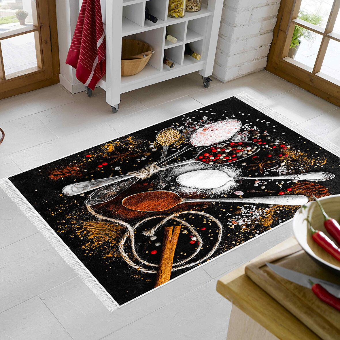 Eko Trend Djt Mutfak Halı Yıkanabilir Kaymaz Taban Mu159