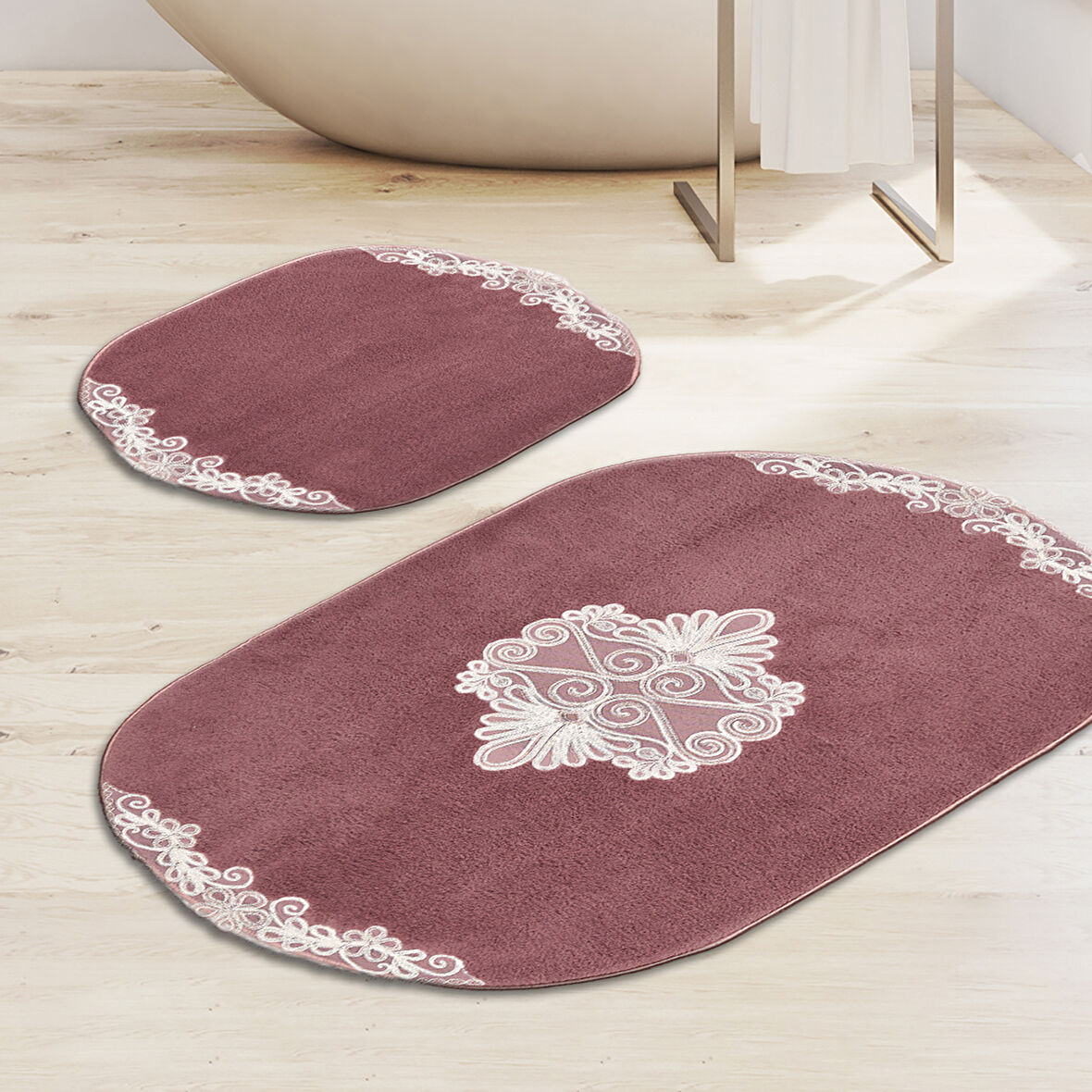 Mary Cordone Welsoft Aplikli Oval Klozet Takımı 2 Parça