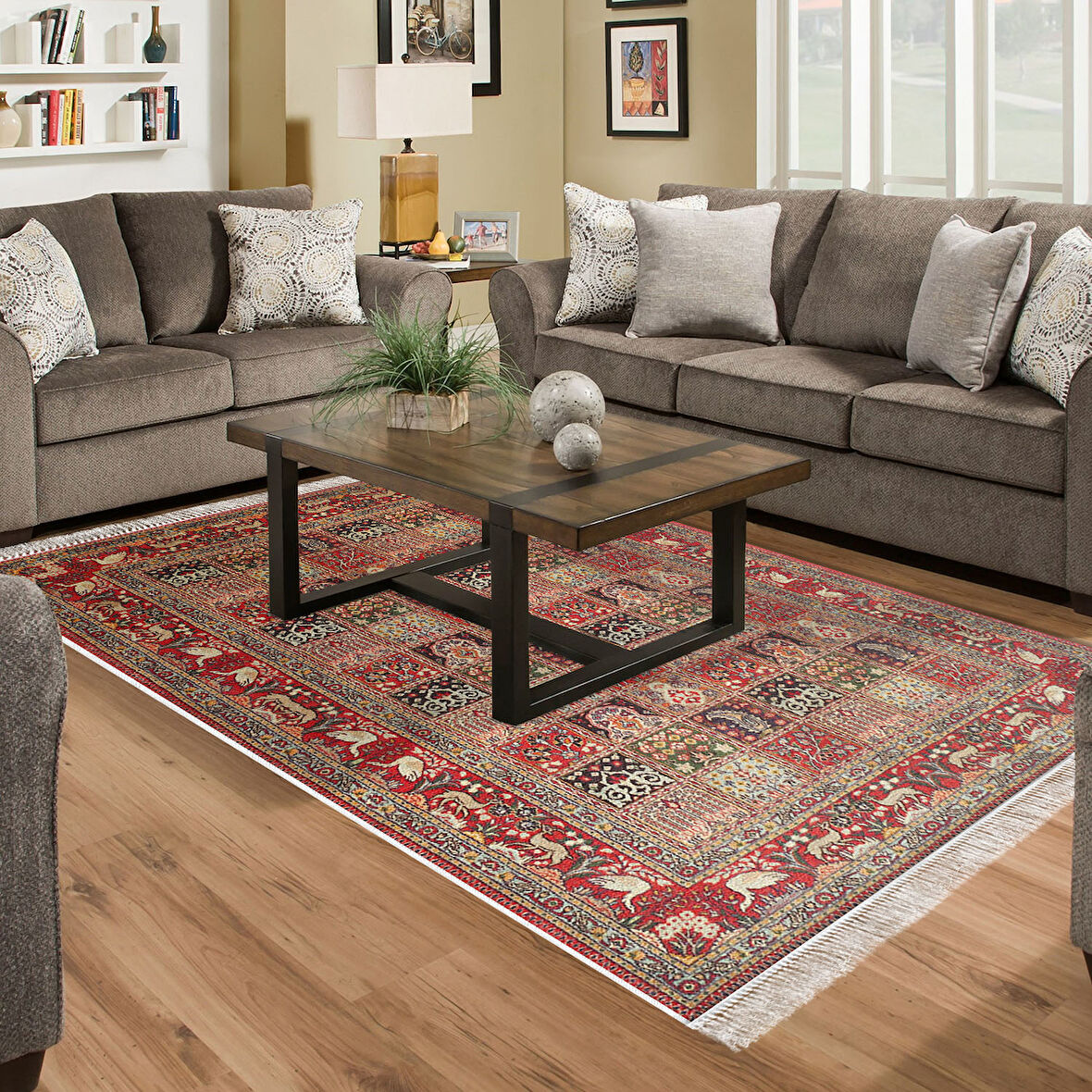 Eko Trend Djt Halı Yıkanabilir Kaymaz Taban M12295 Persian