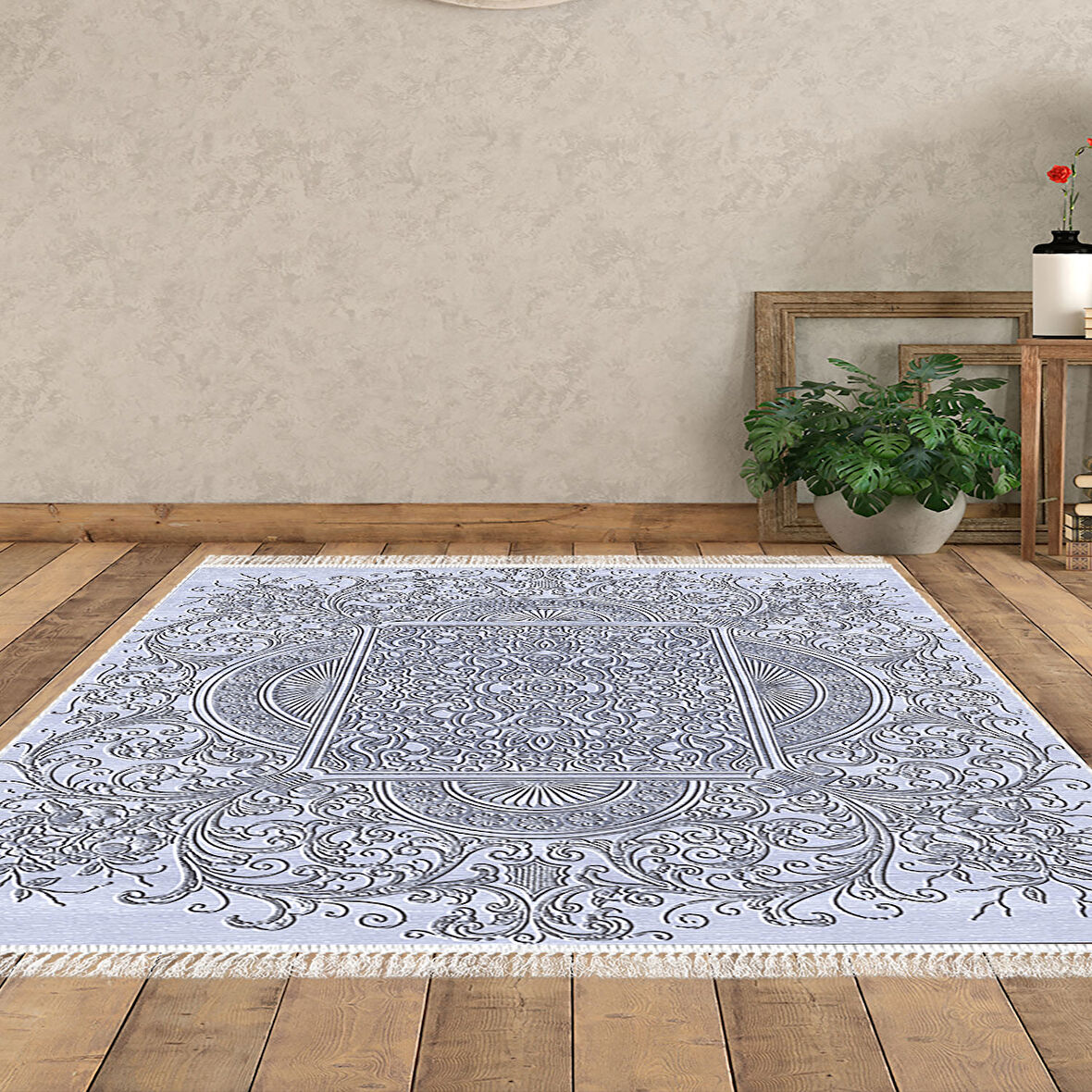 Eko Trend Djt Halı Yıkanabilir Kaymaz Taban 1488 Modern