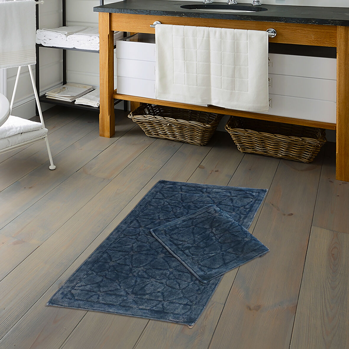 Yıldız Pamuklu 2 Li Paspas Eskitme