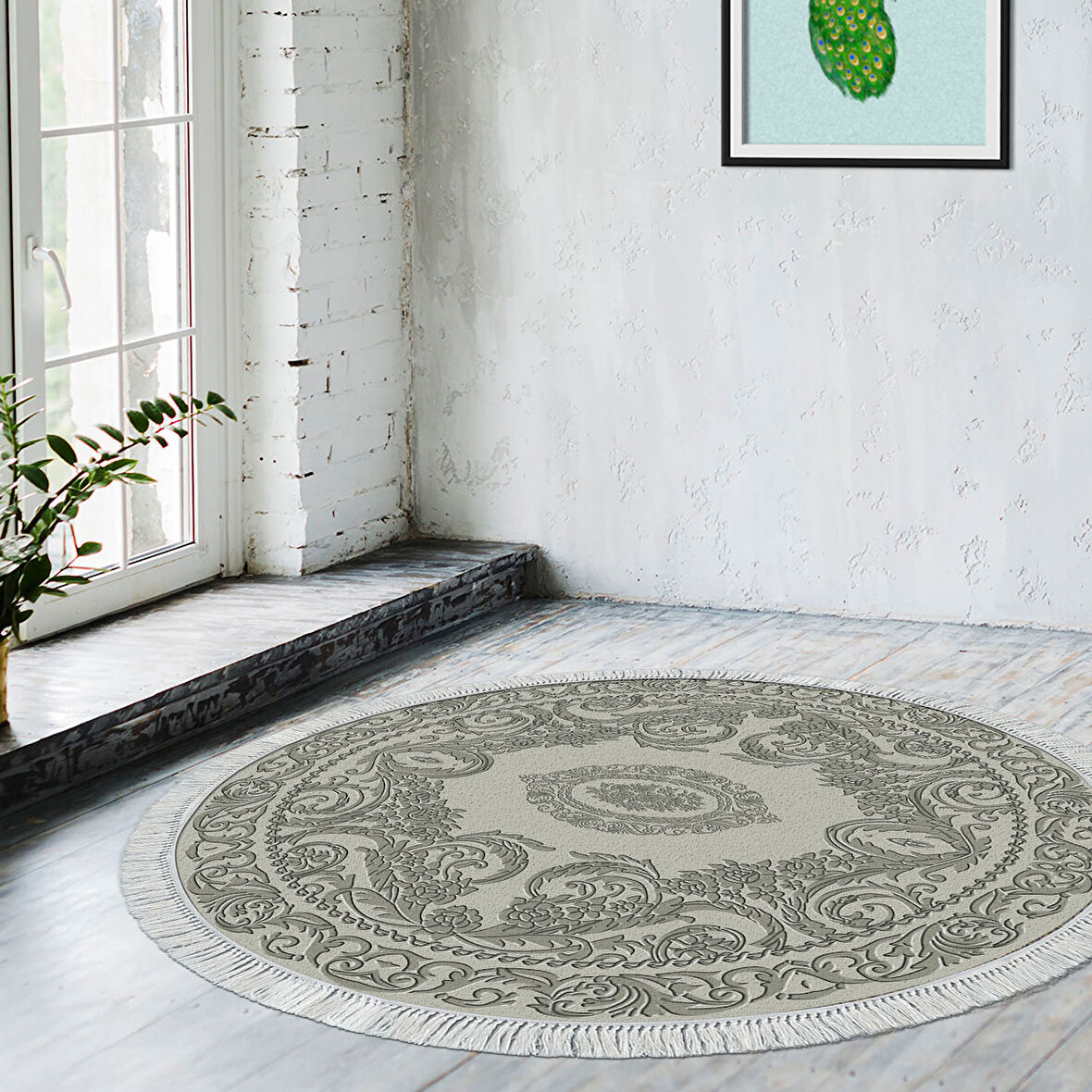 Eko Trend Djt Haı Yıkanabilir Kaymaz Taban 747 Yuvarlak Klasik