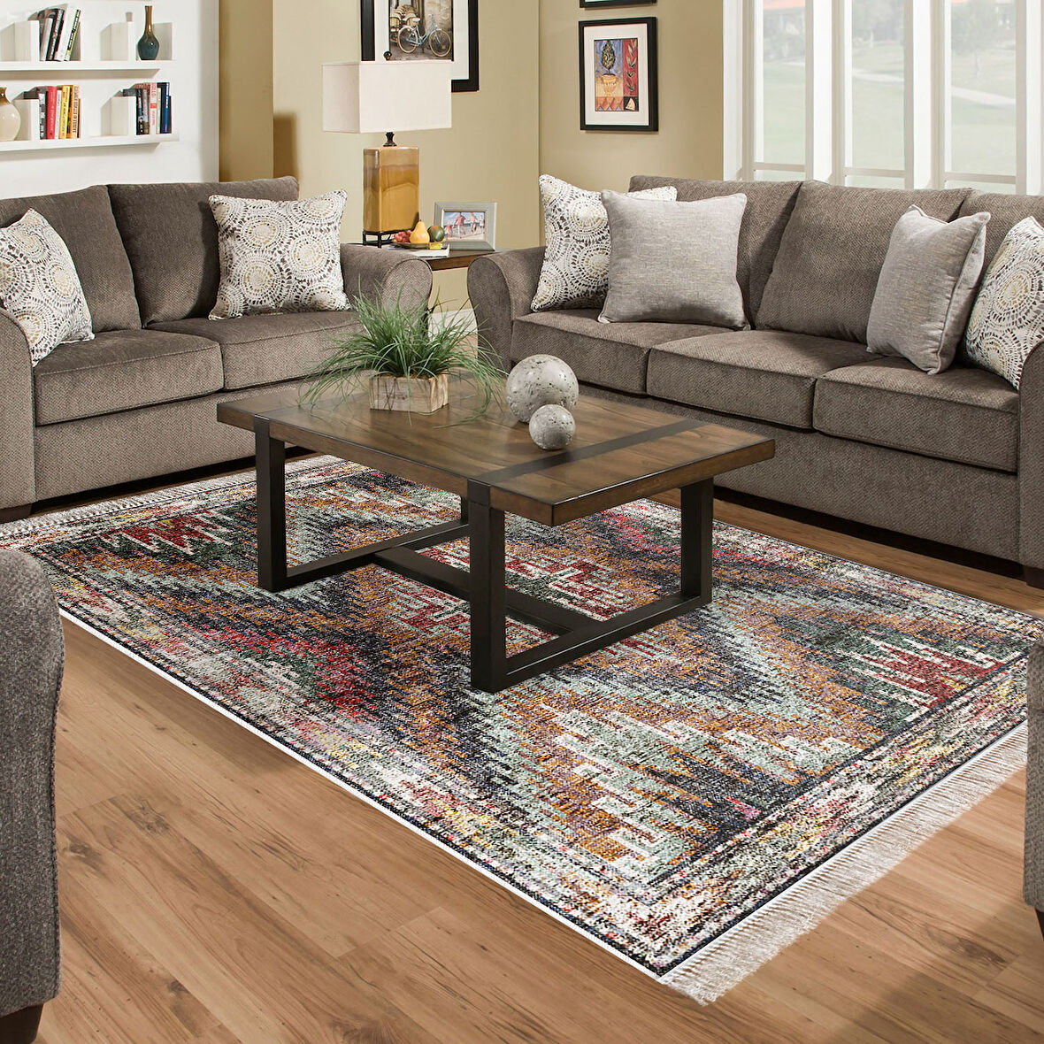 Eko Trend Djt Halı Yıkanabilir Kaymaz Taban F5003 İskandinav