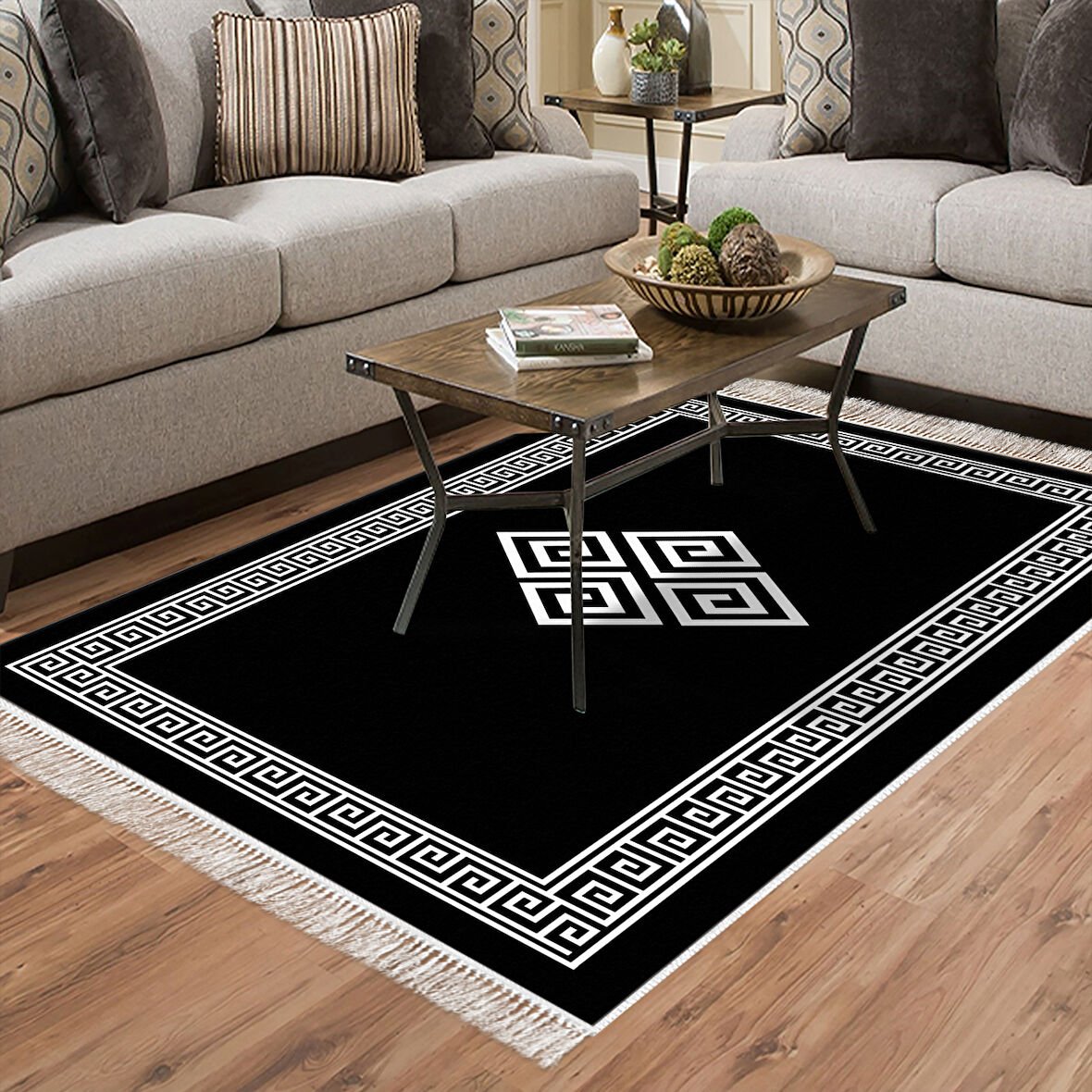 Eko Trend Djt Halı Yıkanabilir Kaymaz Taban 656M Modern