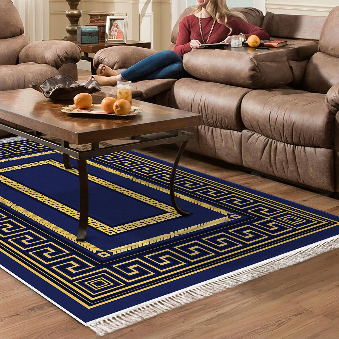 Eko Trend Djt Halı Yıkanabilir Kaymaz Taban 651M Modern