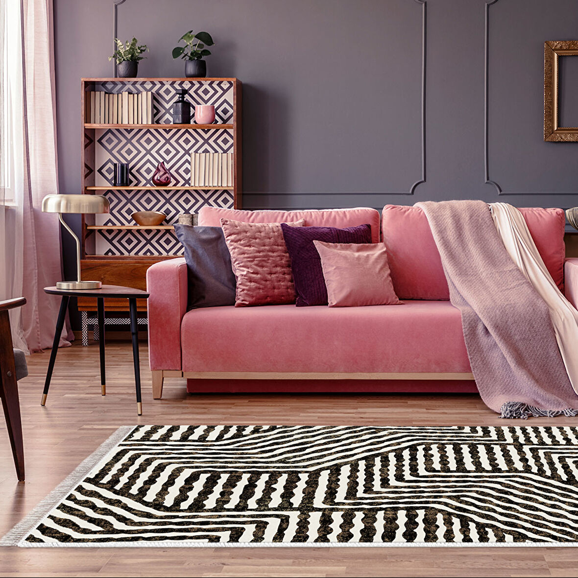 Eko Trend Djt Halı Yıkanabilir Kaymaz Taban 713 Modern