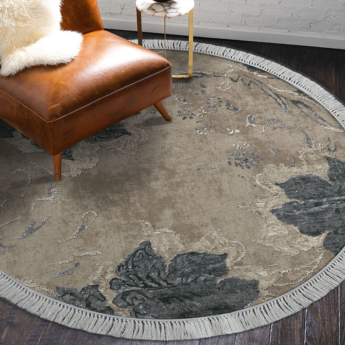 Eko Trend Djt Haı Yıkanabilir Kaymaz Taban 660M Yuvarlak Suluboya