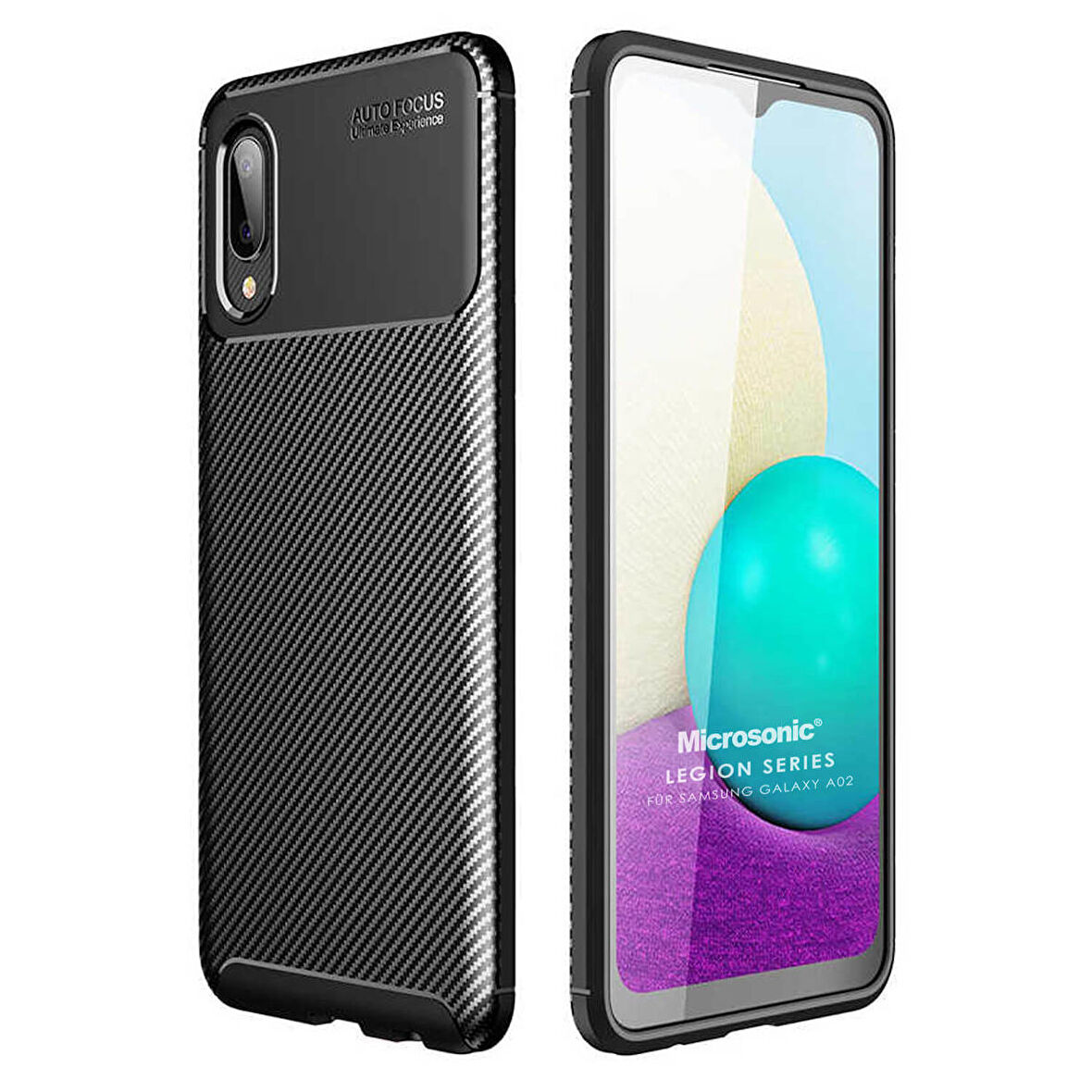 Microsonic Samsung Galaxy A02 Kılıf Legion Series Siyah