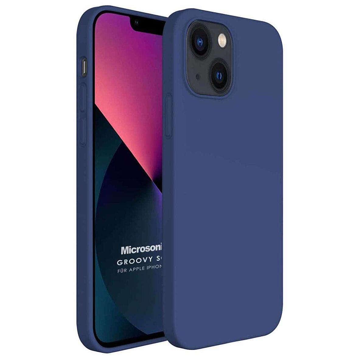 Microsonic Apple iPhone 13 Kılıf Groovy Soft Lacivert