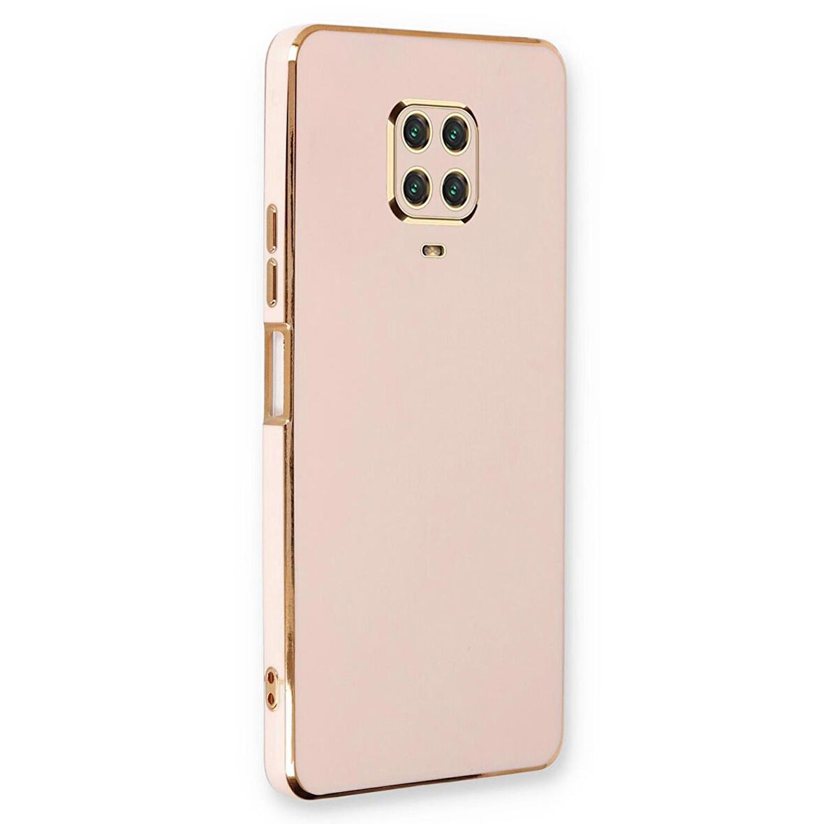 Microsonic Xiaomi Redmi Note 9S Kılıf Olive Plated Pembe