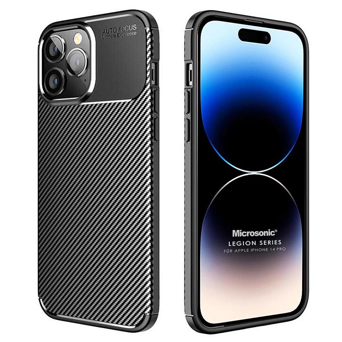 Microsonic Apple iPhone 14 Pro Kılıf Legion Series Siyah