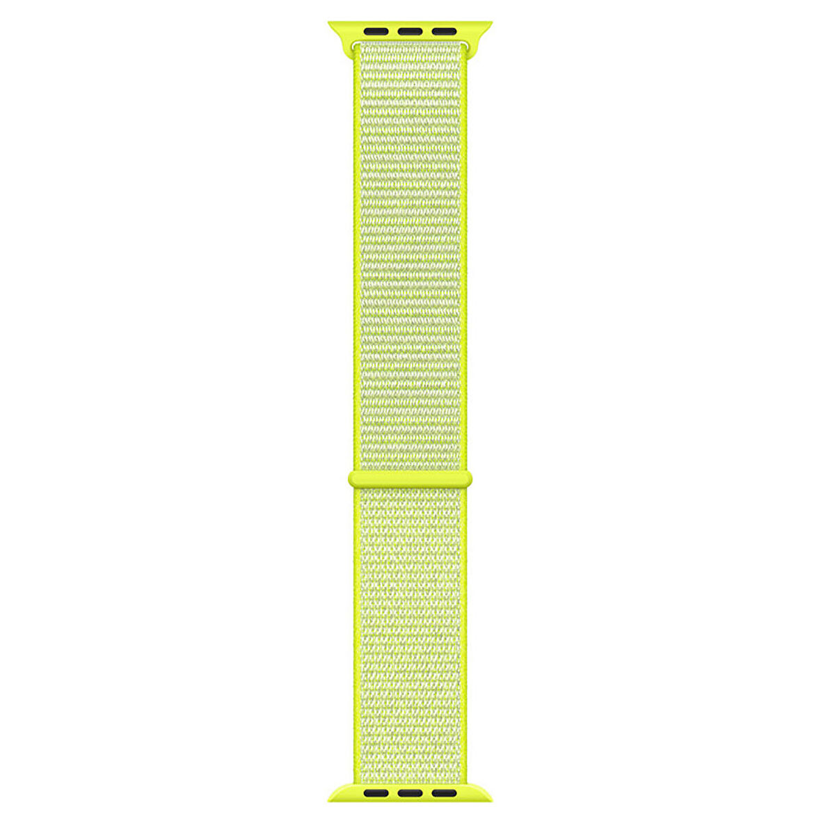 Microsonic Apple Watch Series 8 45mm Hasırlı Kordon Woven Sport Loop Sarı