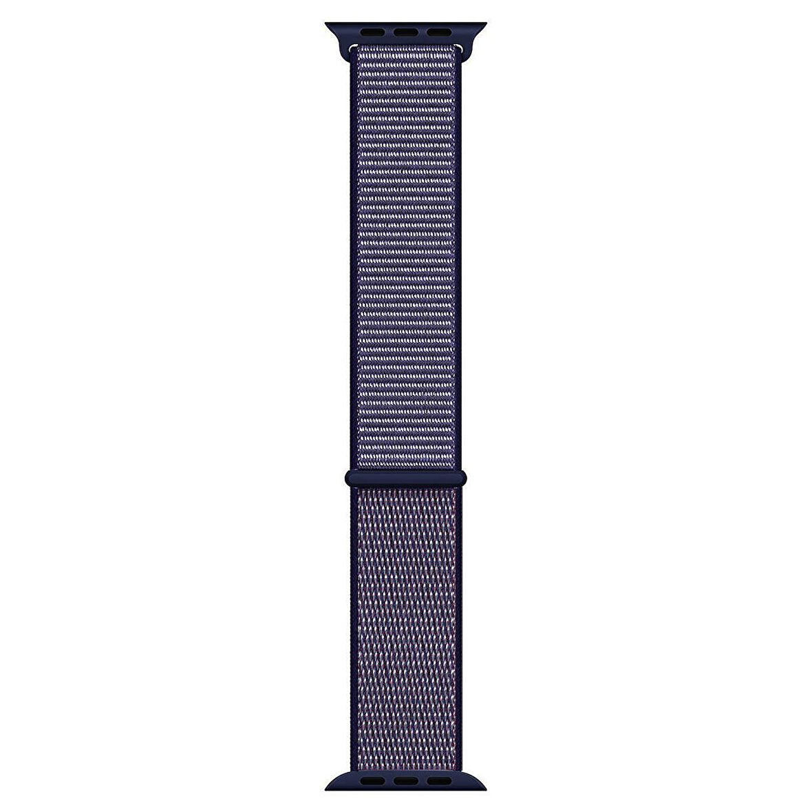 Microsonic Apple Watch Series 8 45mm Hasırlı Kordon Woven Sport Loop Lacivert