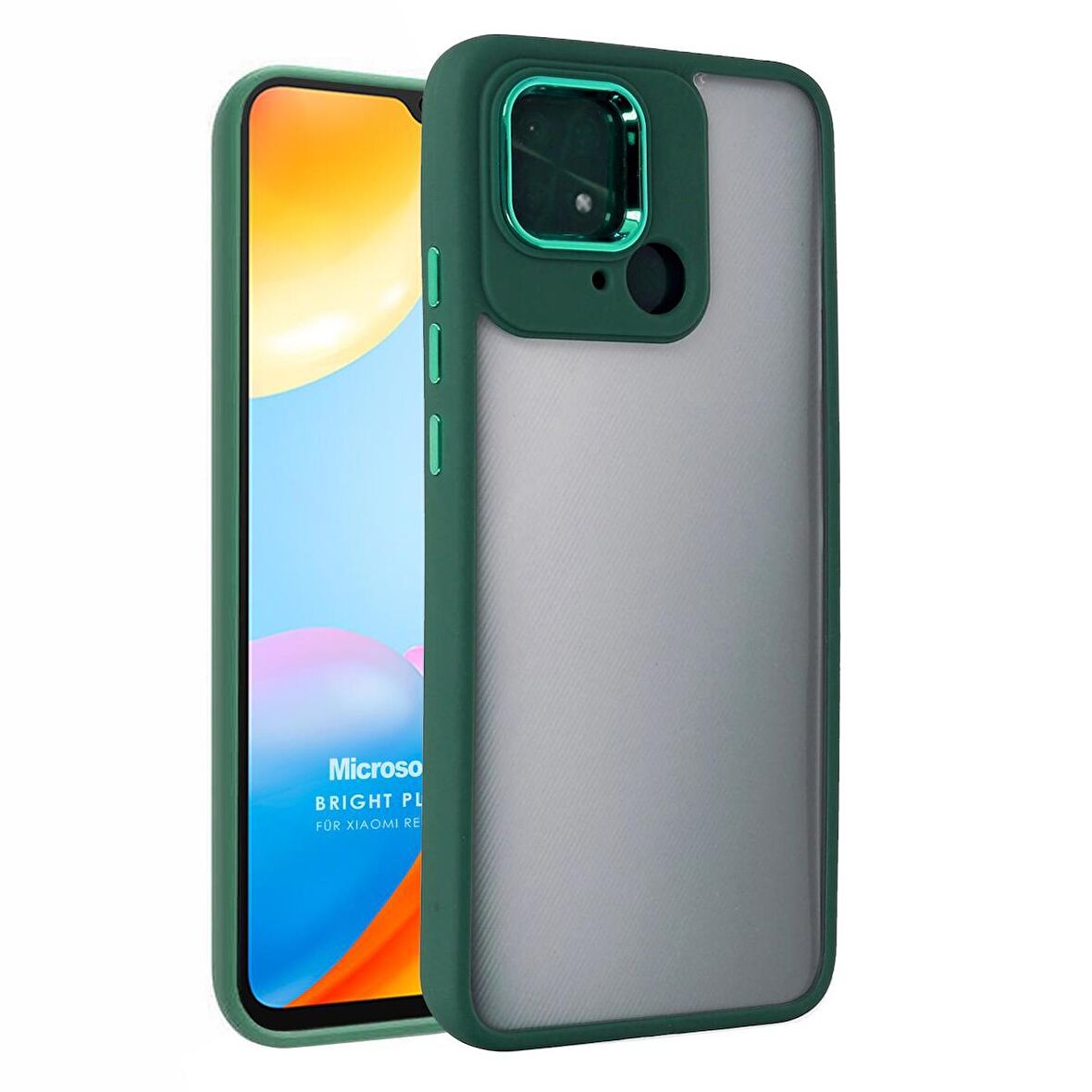 Microsonic Xiaomi Poco C40 Kılıf Bright Planet Yeşil