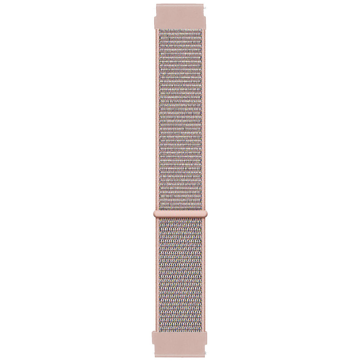 Microsonic Amazfit GTS 4 Mini Hasırlı Kordon Woven Sport Loop Rose Gold