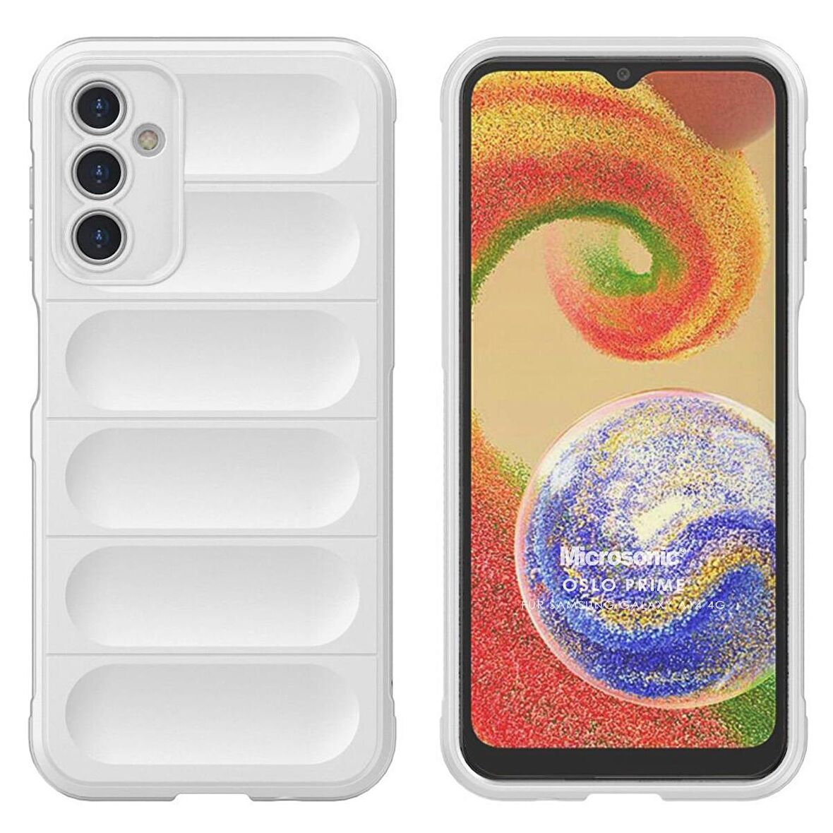 Microsonic Samsung Galaxy A14 Kılıf Oslo Prime Beyaz