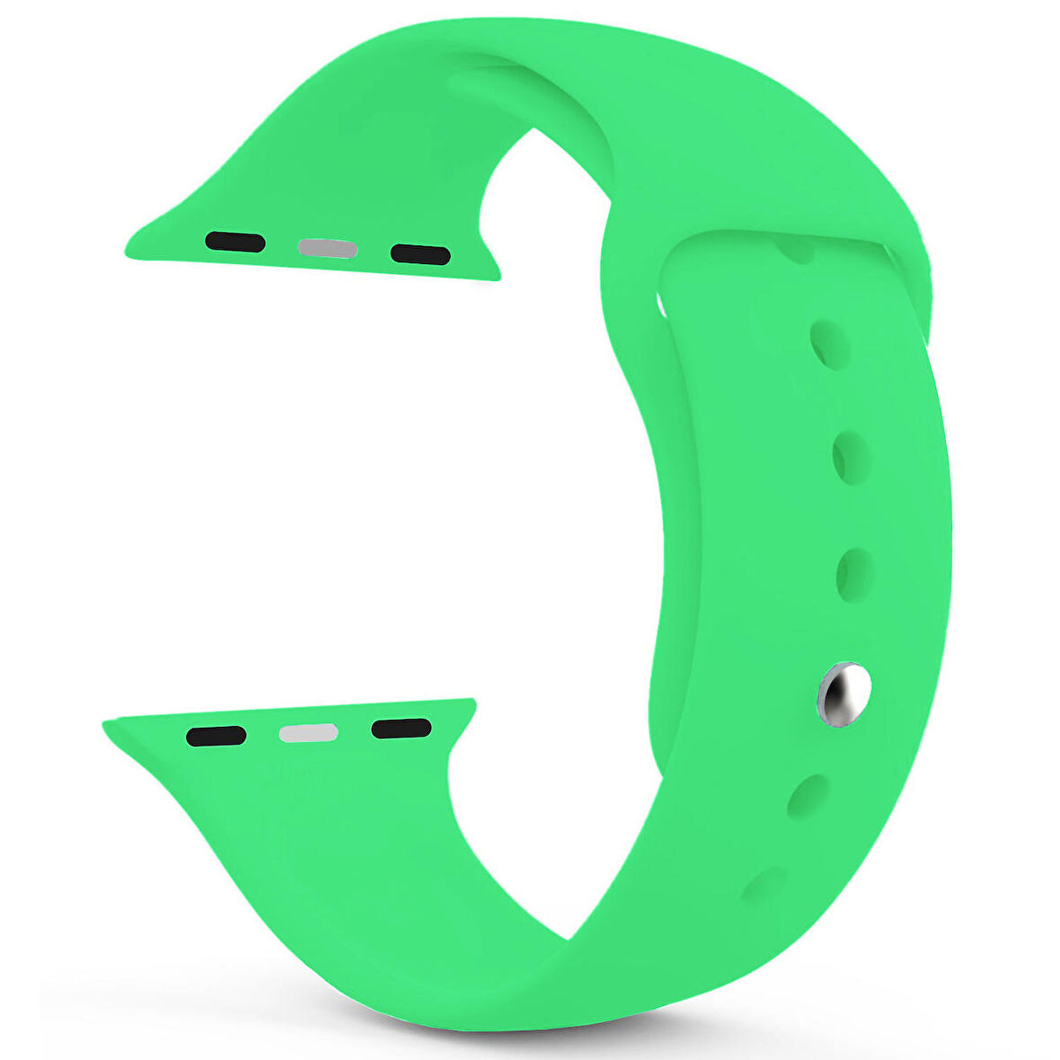 Microsonic Apple Watch Series 9 41mm Silikon Kordon Yeşil