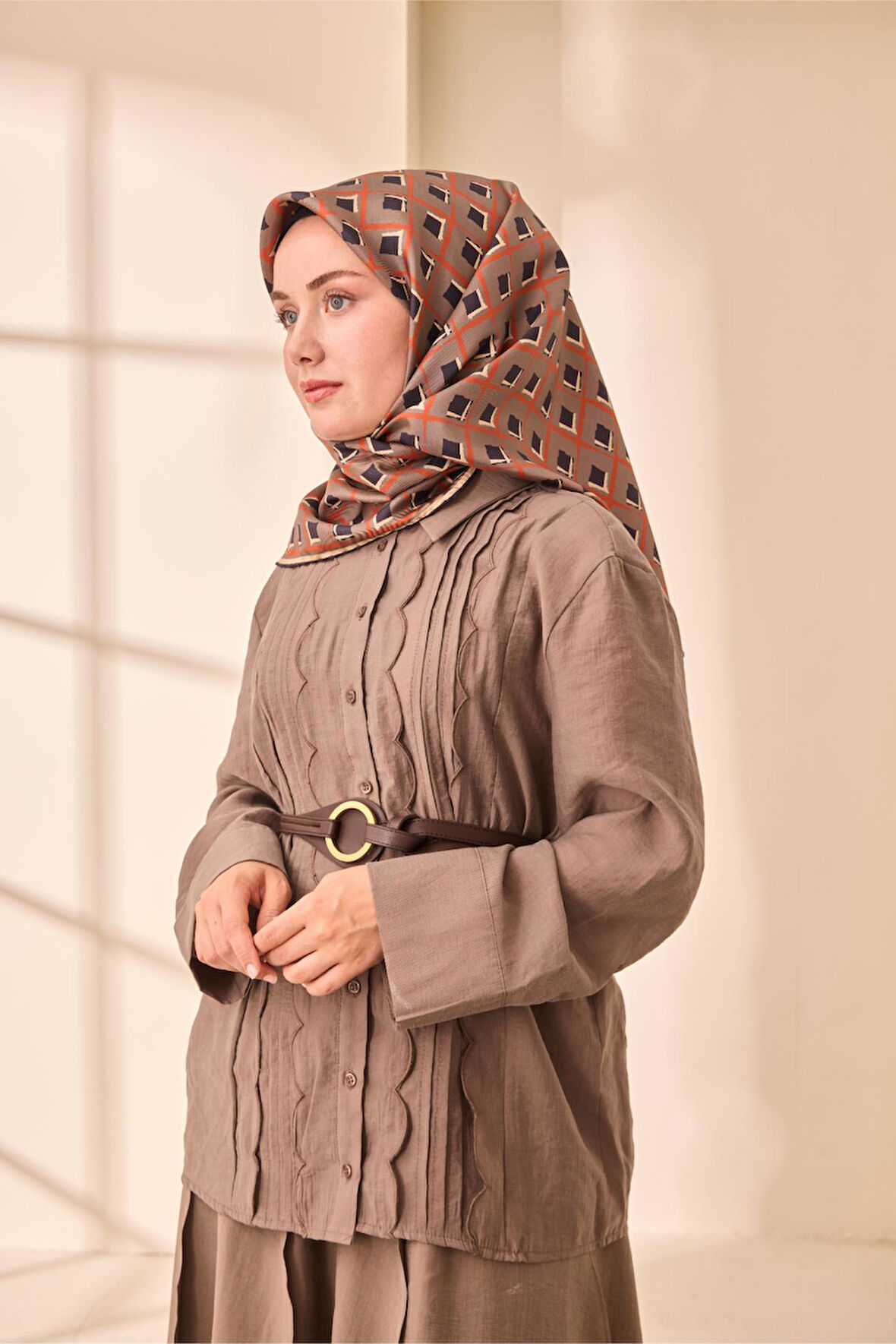 Twill İpek Eşarp 11474