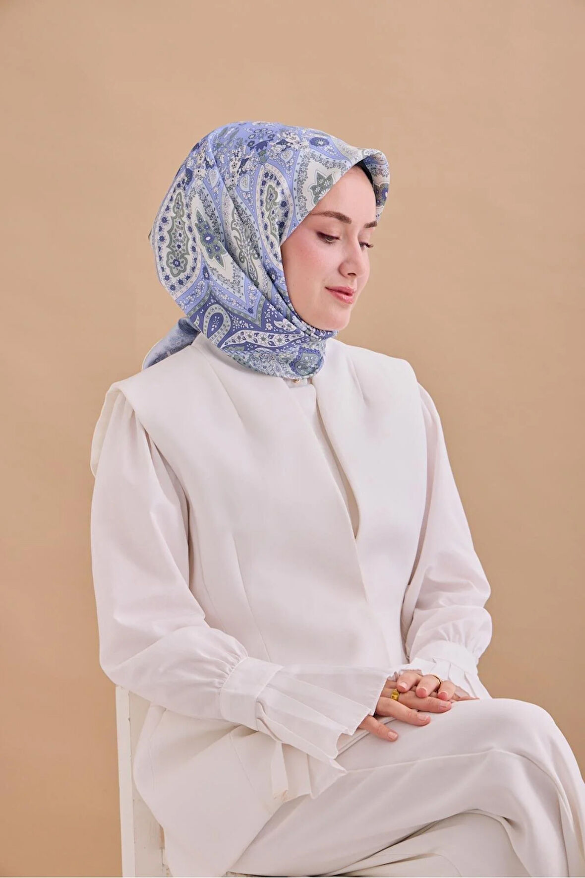 Twill İpek Eşarp 11476-13