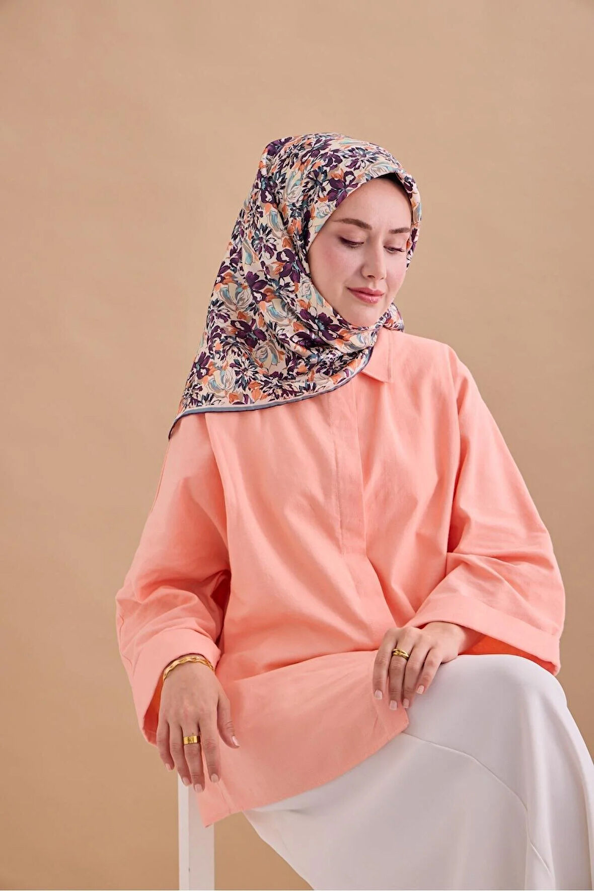 Twill İpek Eşarp 11477-05