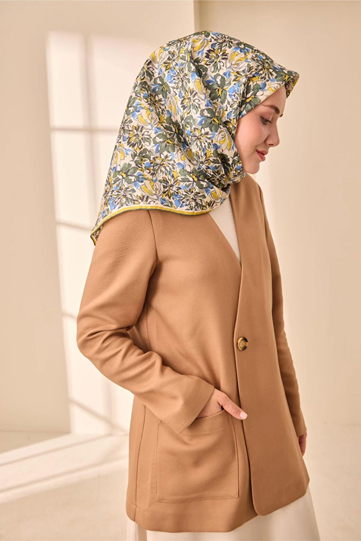 Twill İpek Eşarp 11477-13