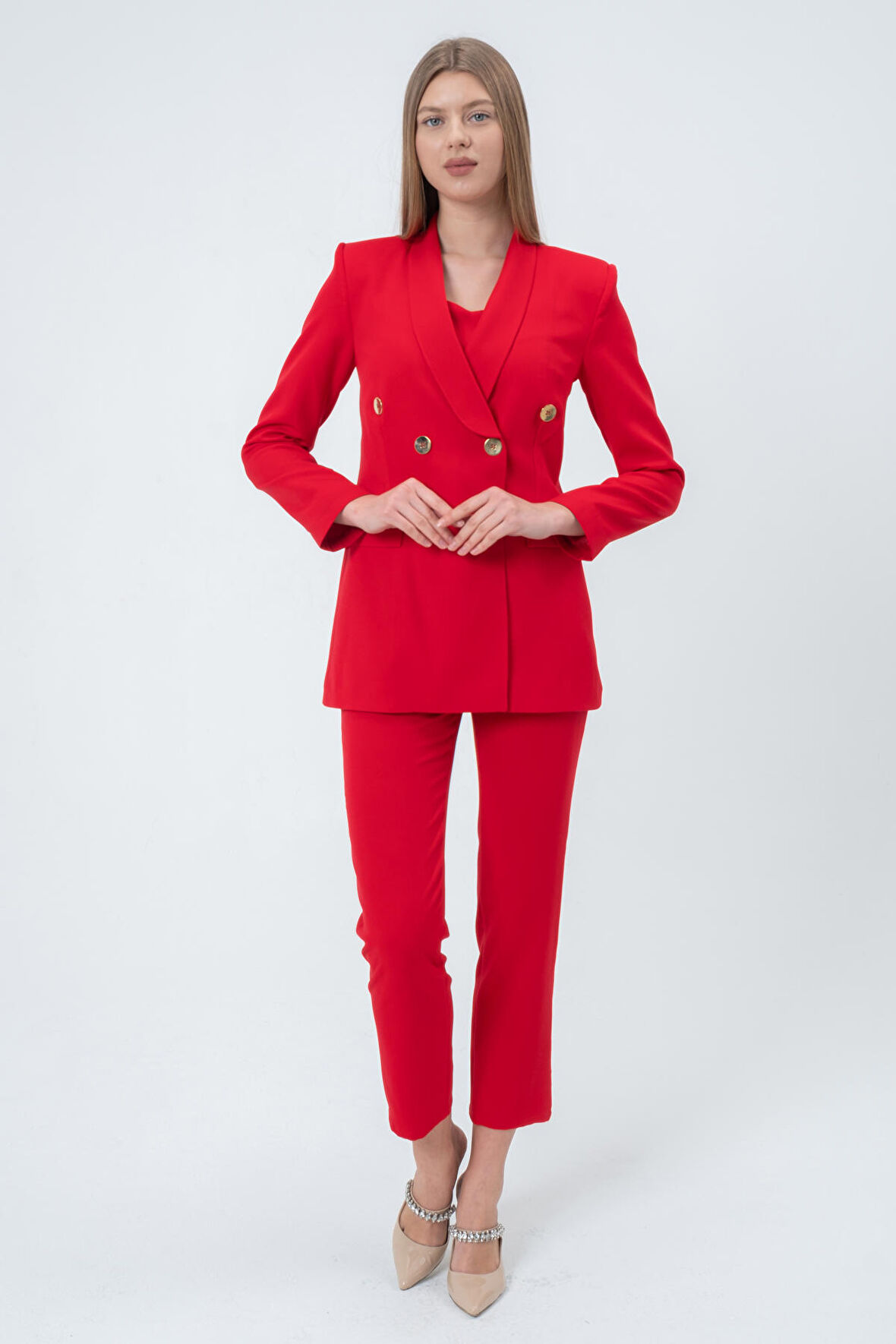 Kuruvaze Formlu Blazer Ceket 