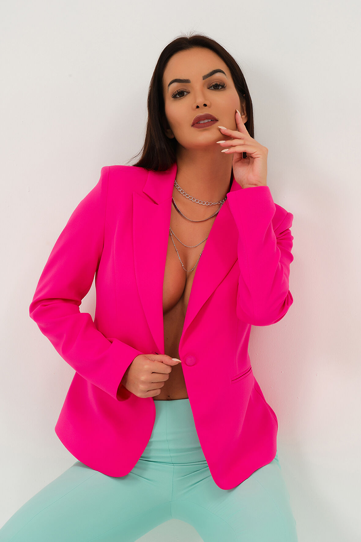 Klasik Kesim Şık Blazer Ceket