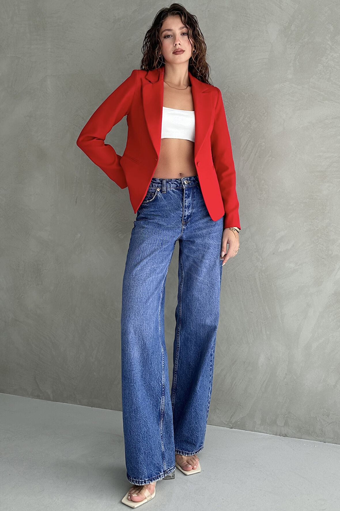 Klasik Kesim Şık Blazer Ceket