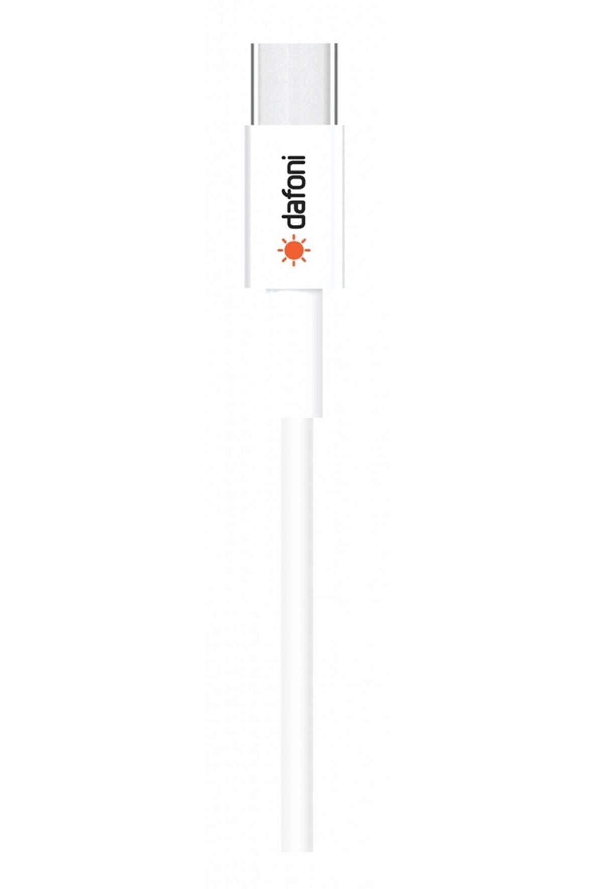 Dafoni 1 Metre Hızlı Data Kablosu Type-C Beyaz DAF-05TYP