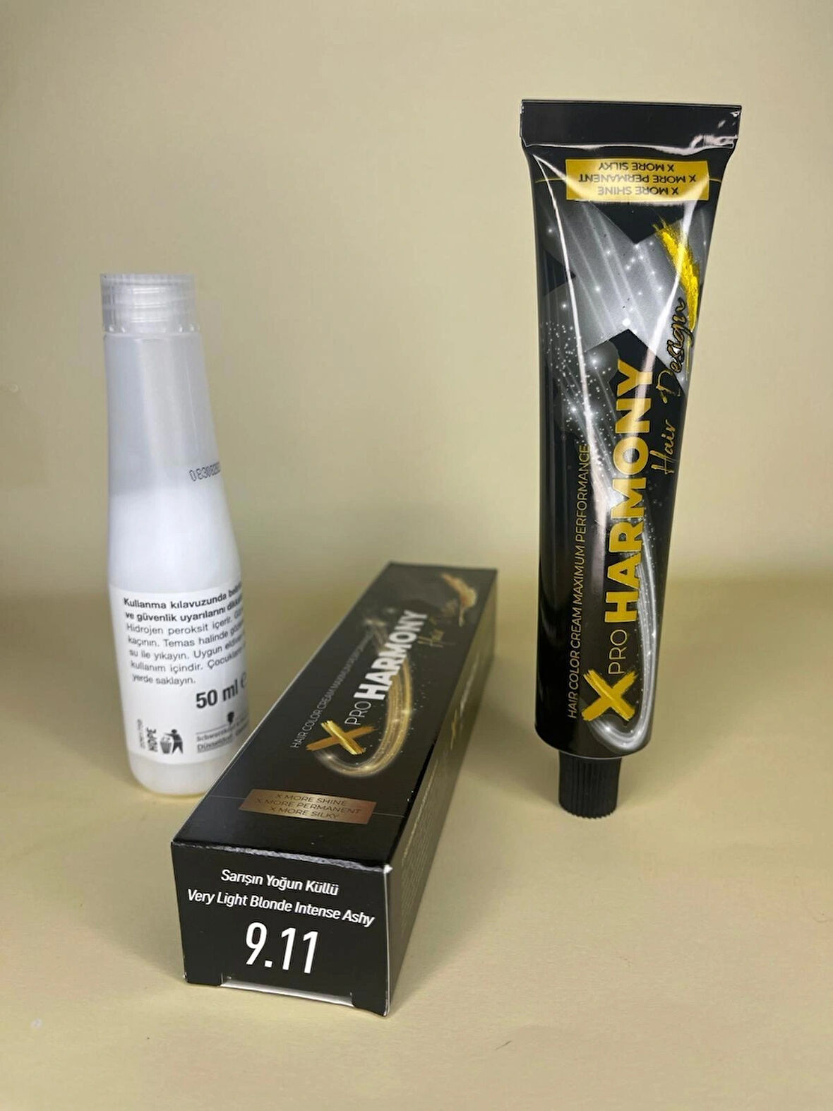 Xpro Harmony 9.11 Sarışın Yoğun Küllü 60 ML Saç Boyası