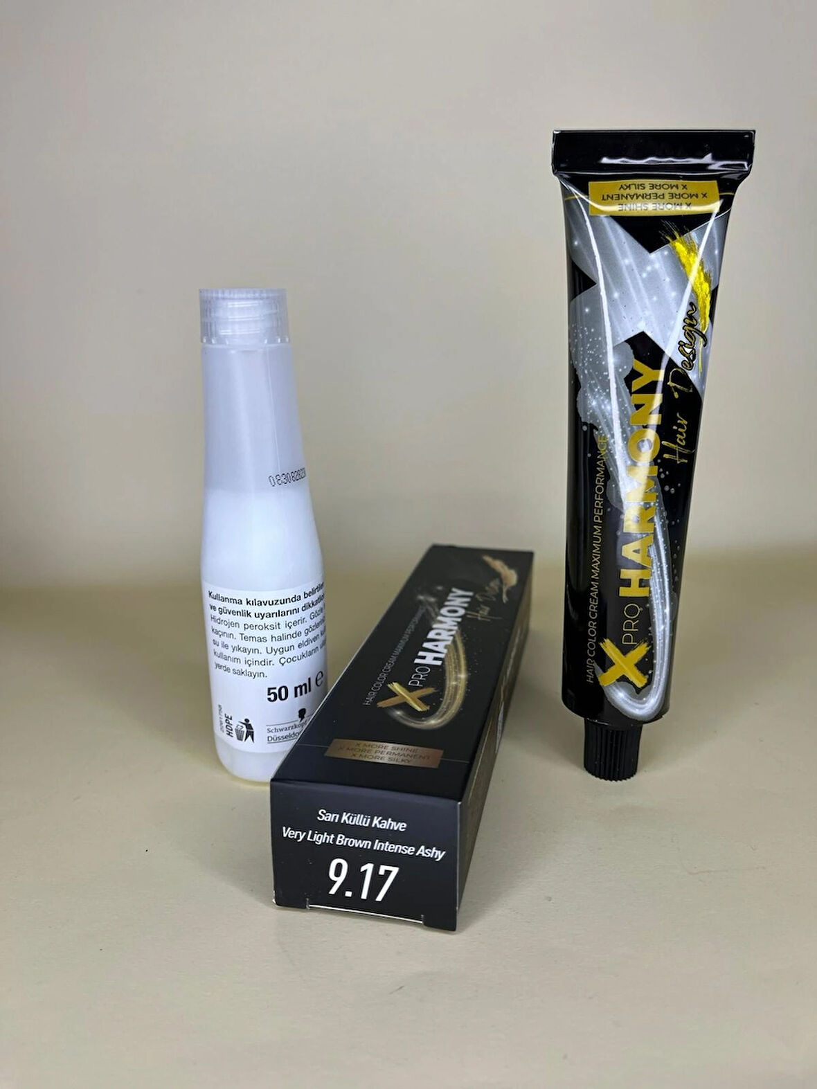 Xpro Harmony 9.17 Sarı Küllü Kahve 60ML Saç Boyası