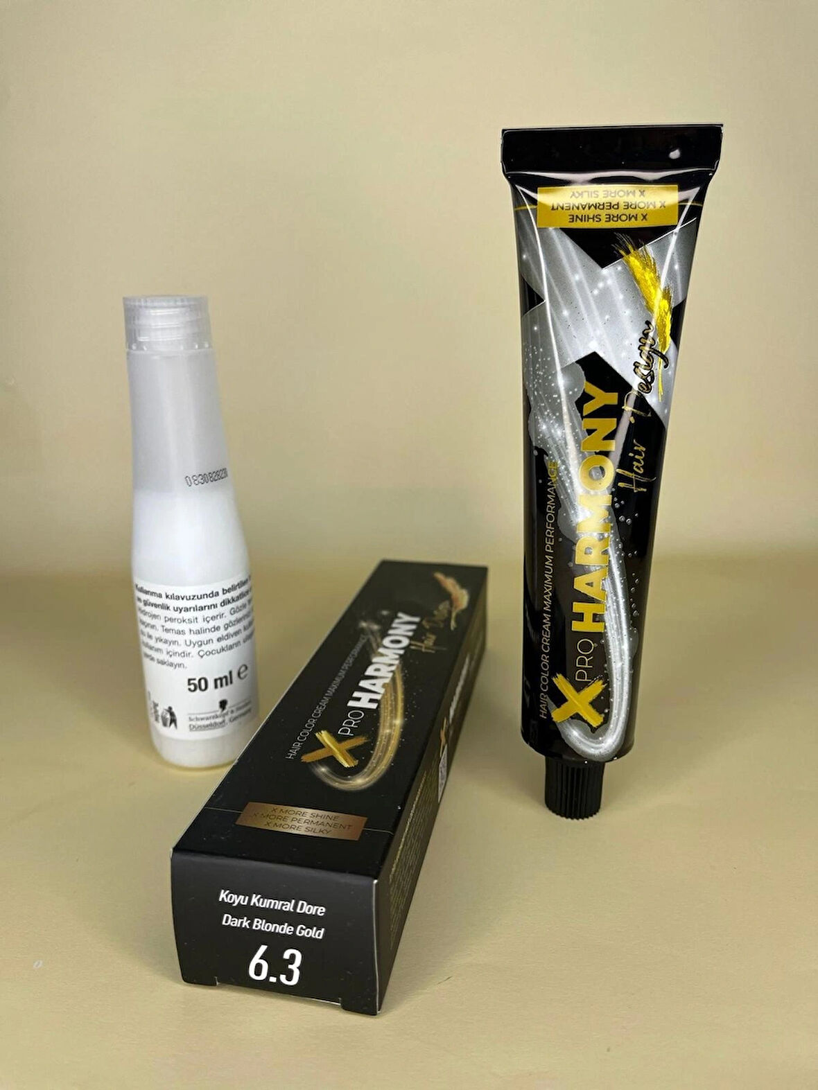 Xpro Harmony 6,3 Koyu Kumral Dore 60 ML Saç Boyası