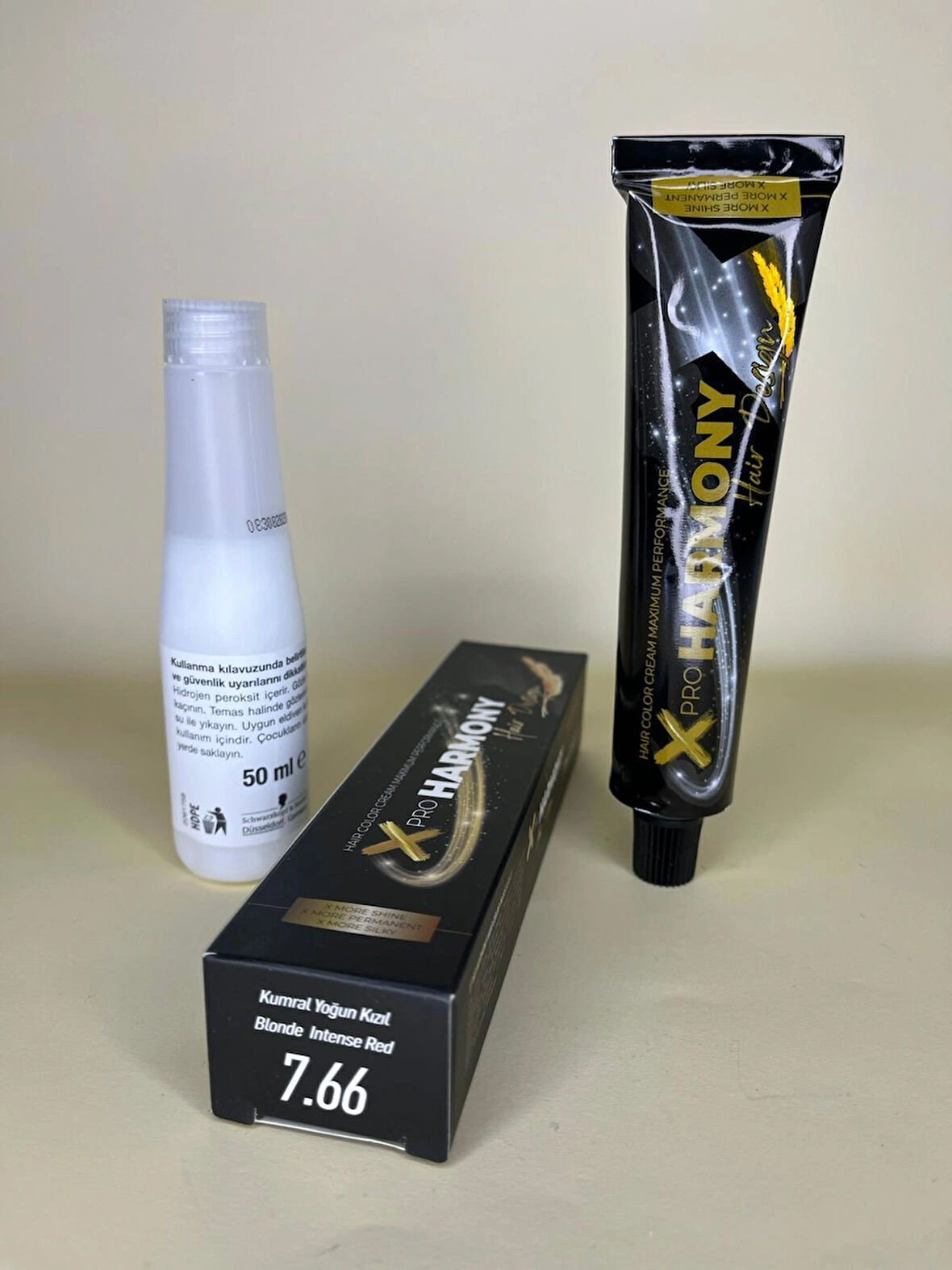 Xpro Harmony 7.66 Kumral Yoğun Kızıl 60ML Saç Boyası