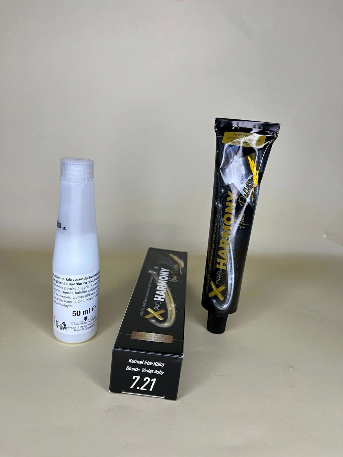 Xpro Harmony 7.21 Kumral İrize Küllü 60 ML Saç Boyası