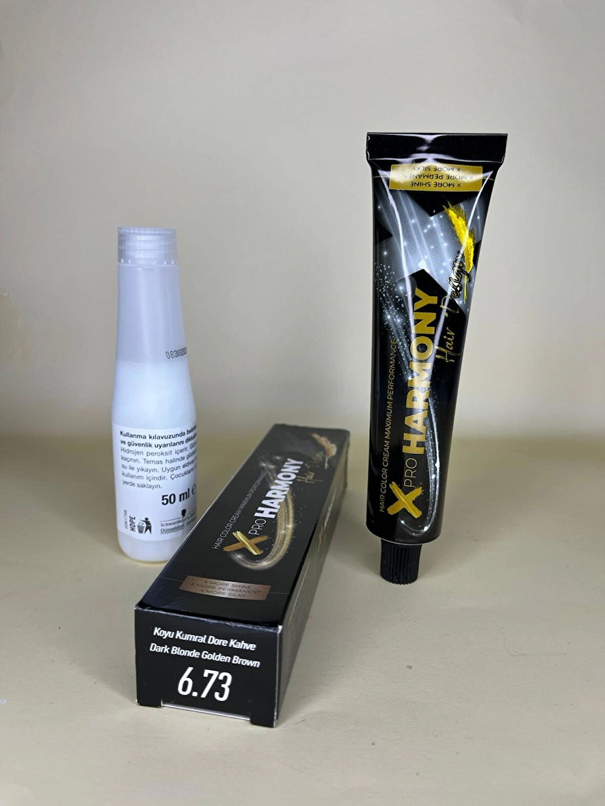Xpro Harmony 6.73 Koyu Kumral Dore Kahve 60ML Saç Boyası