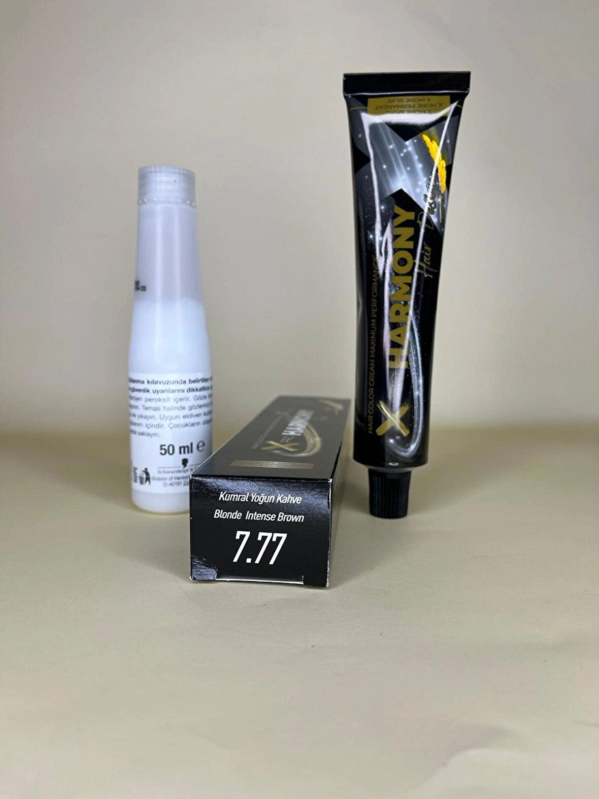 Xpro Harmony 7.77 Kumral Yoğun Kahve 60 ML Saç Boyası