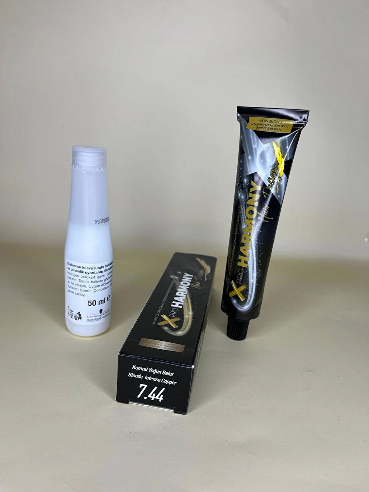 Xpro HJarmony 7.44 Kumral Yoğun Bakır 60ML Saç Boyası