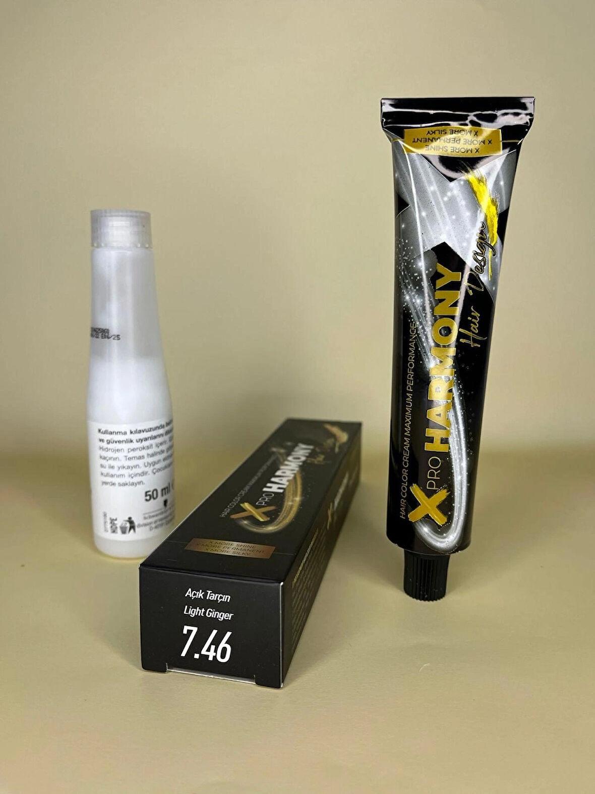 Xpro Harmony 7,46 Açık Tarçın 60 ML Saç  Boyası