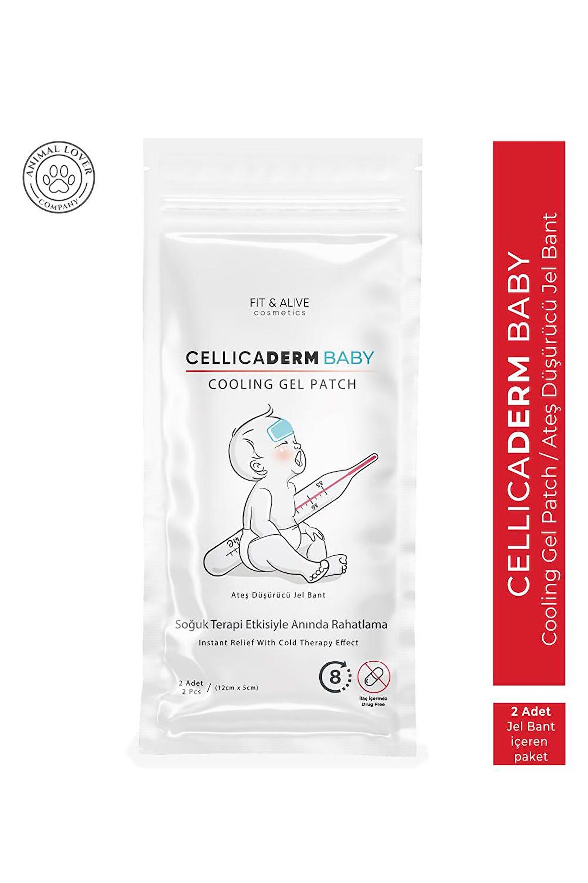 Fitalive Cellicaderm Baby Ateş Düşürücü Jel Bant