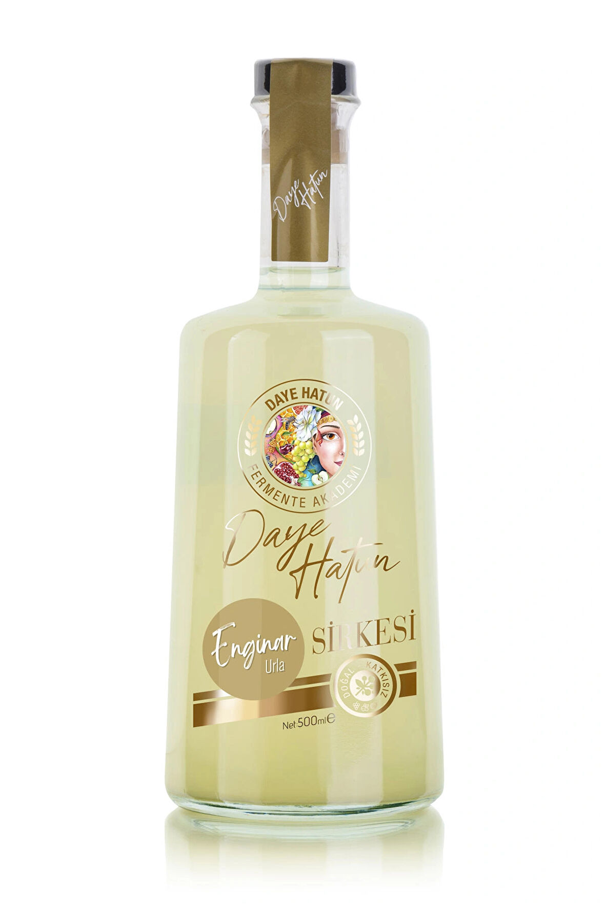 Urla Enginar Sirkesi / Artichoke Vinegar (Doğal Fermente Canlı Sirke / Nat. Ferm. / 500 Ml)