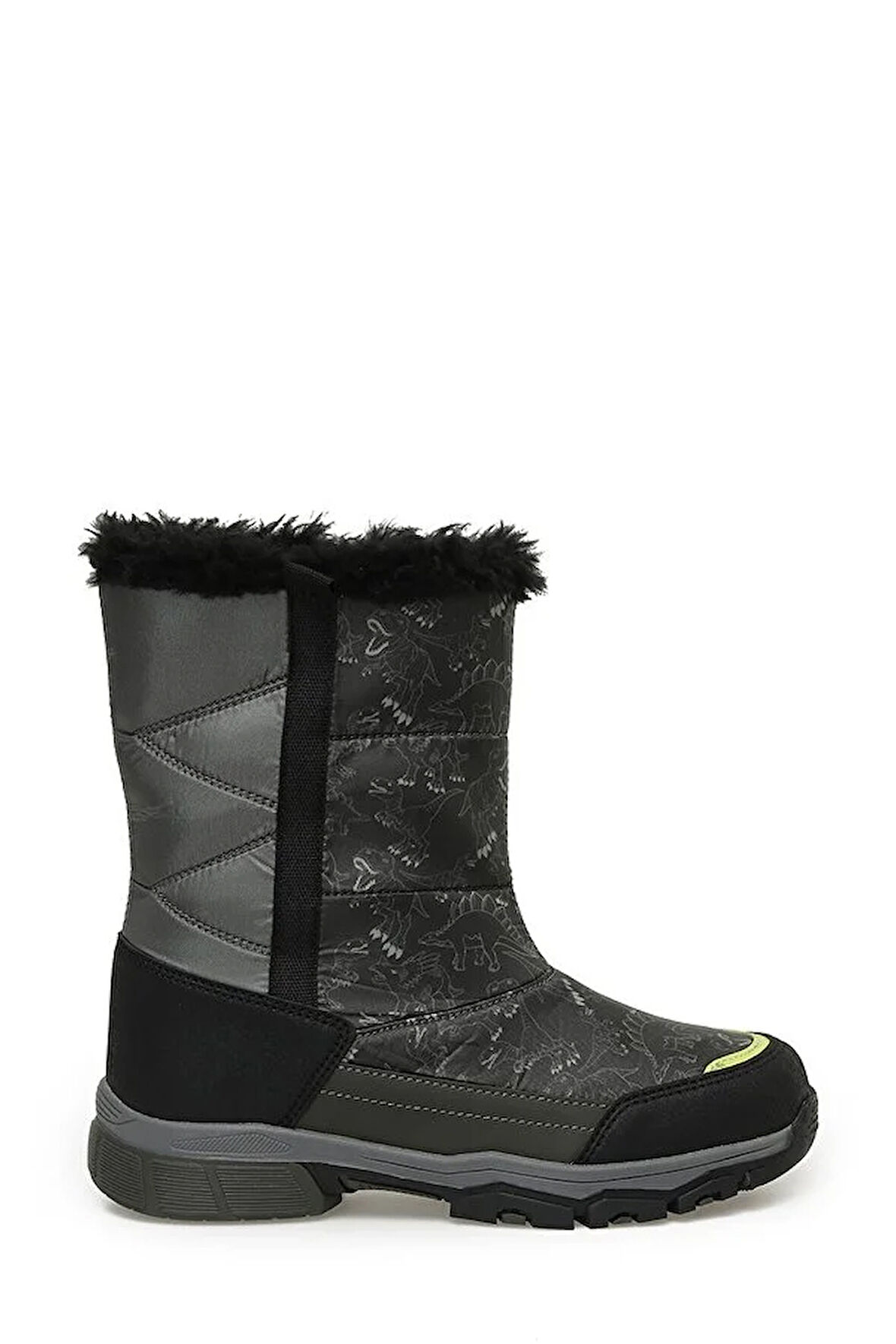 Kinetix Tormen 2 PR İçi Kürklü Fermuarlı Çocuk Bot HAKİ