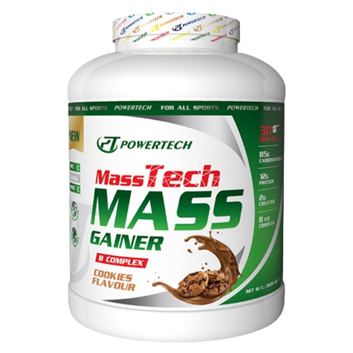 MassTech Mass Gainer Karbonhidrat Tozu 3600 gr Kurabiye Aromalı