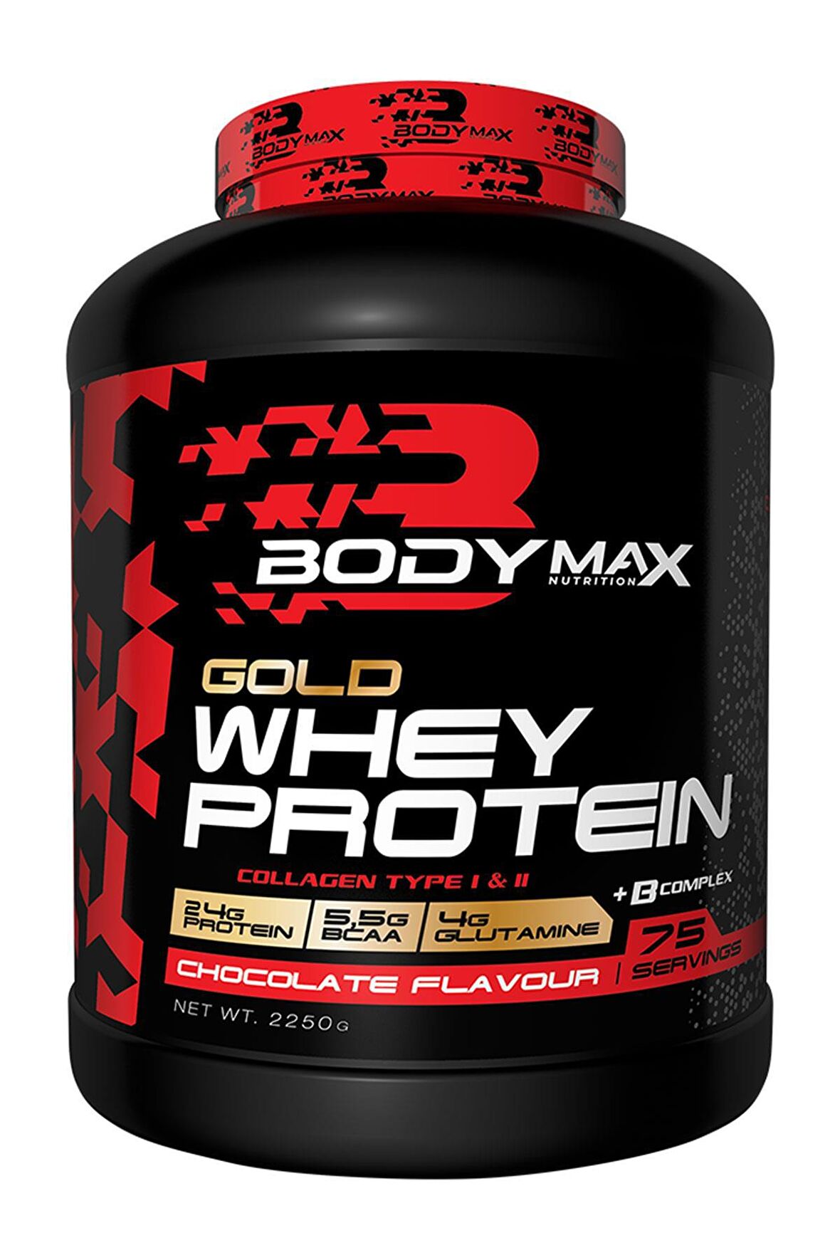 Bodymax Gold Whey Protein Tozu 2250gr 75 Servis Çikolata Aromalı