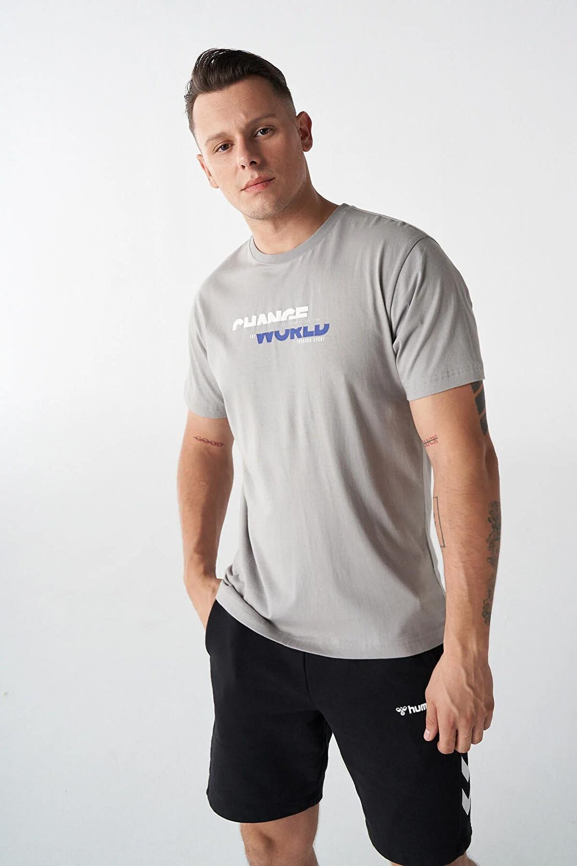 Hummel Divide Kısa Kollu Tişört 911794-2521