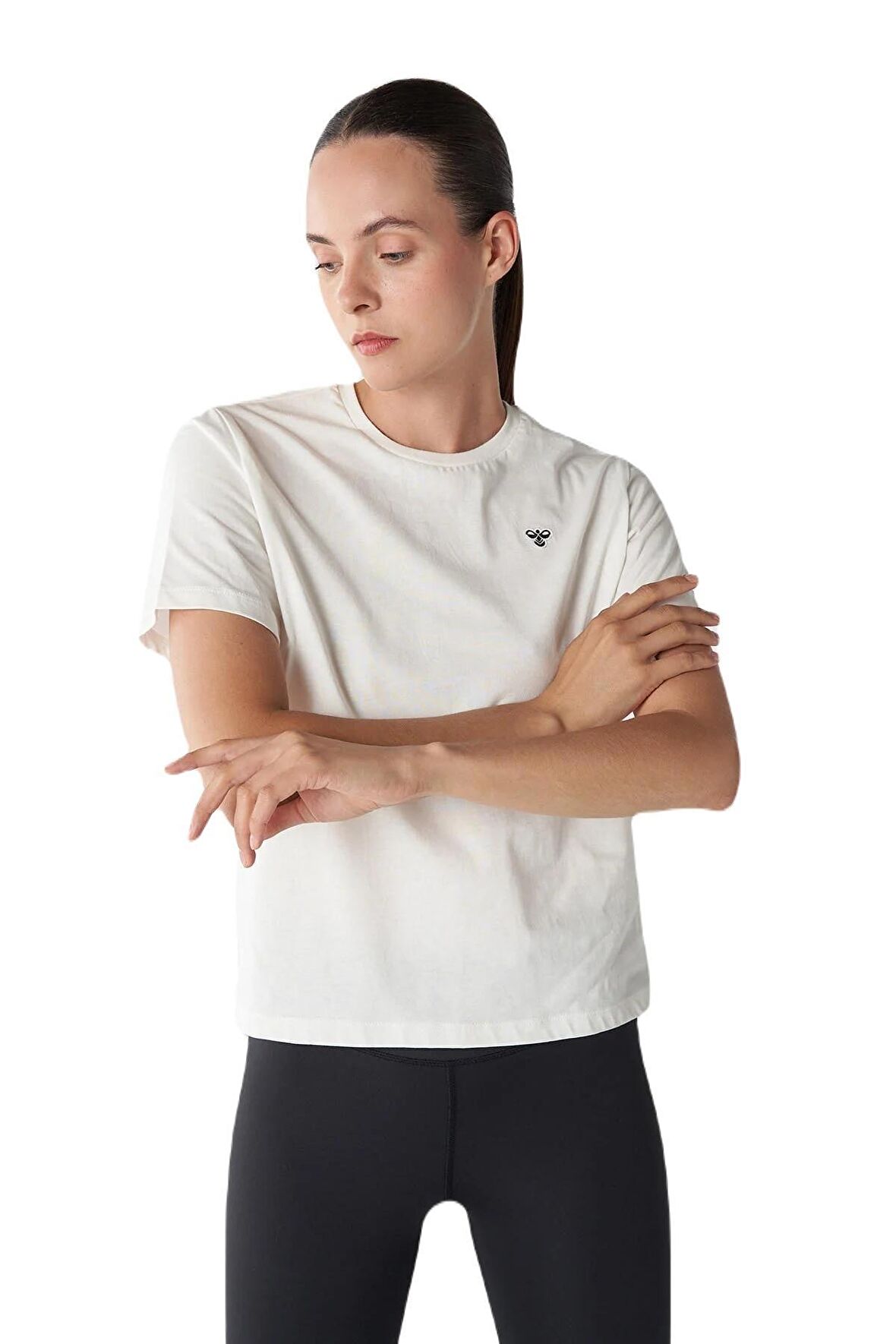 Hummel 911867-9003 T-Ic Icona Regular Kadın Spor Tişört